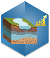 Icon for groundwater trends storymap